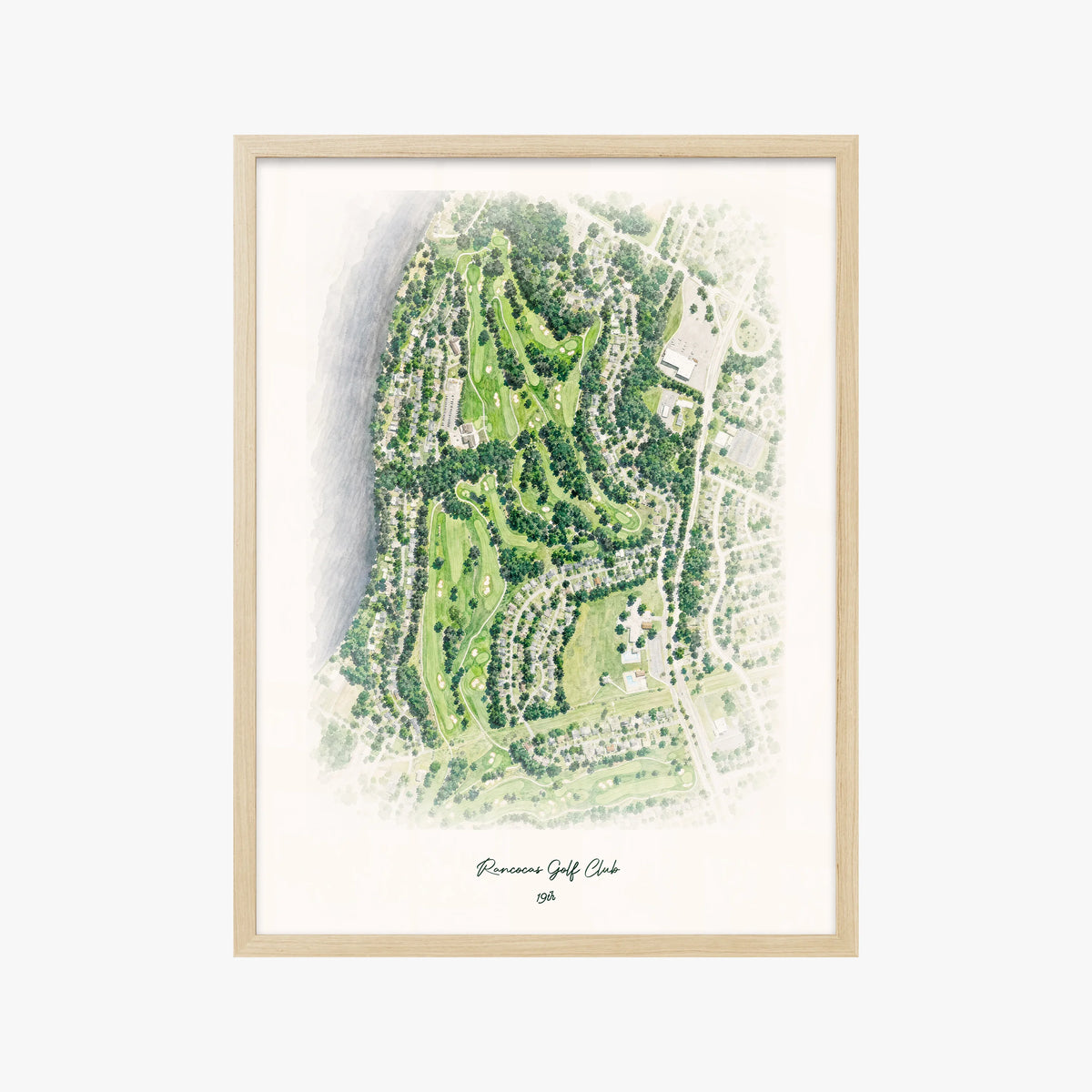 Rancocas Golf Club wood frame