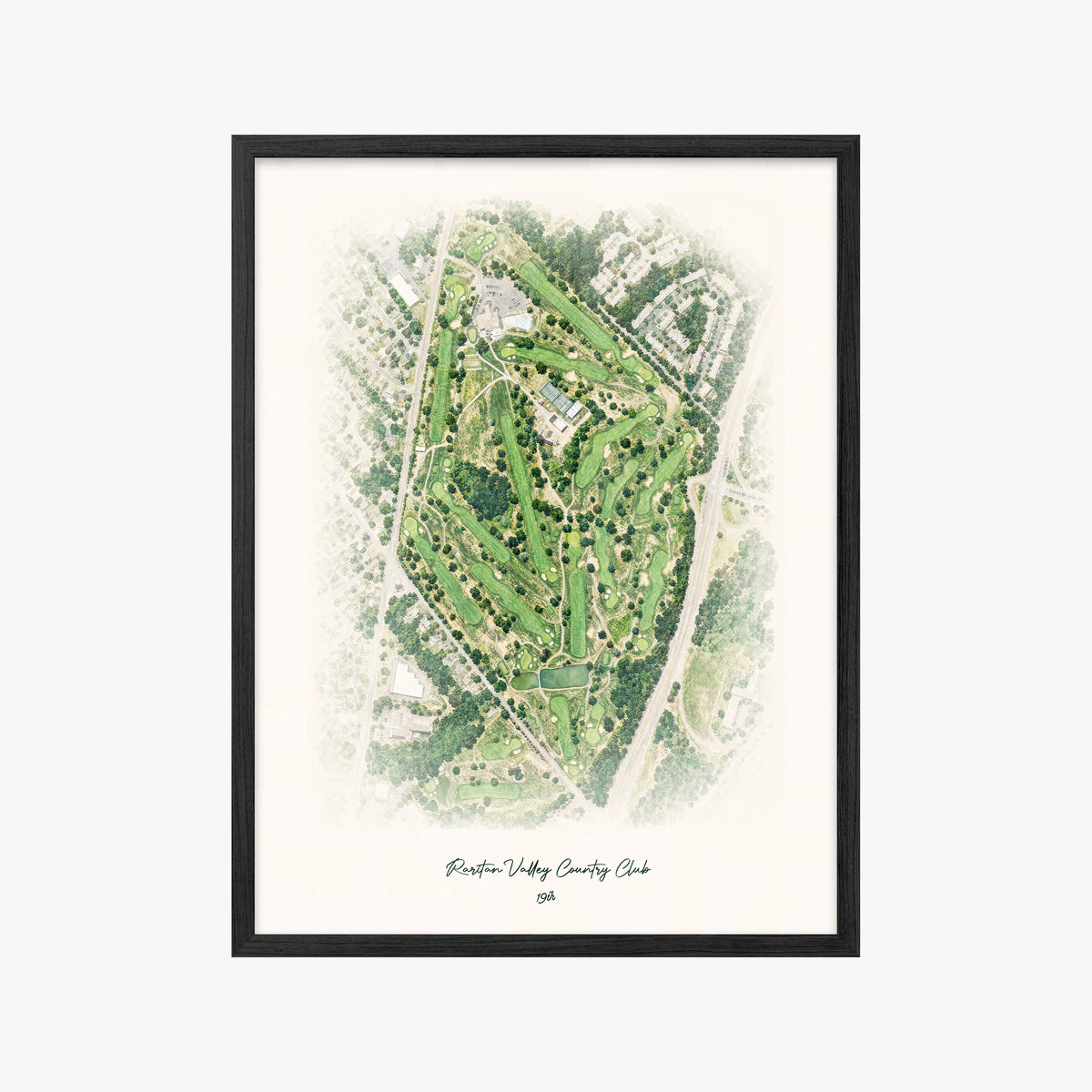 Raritan Valley Country Club black frame