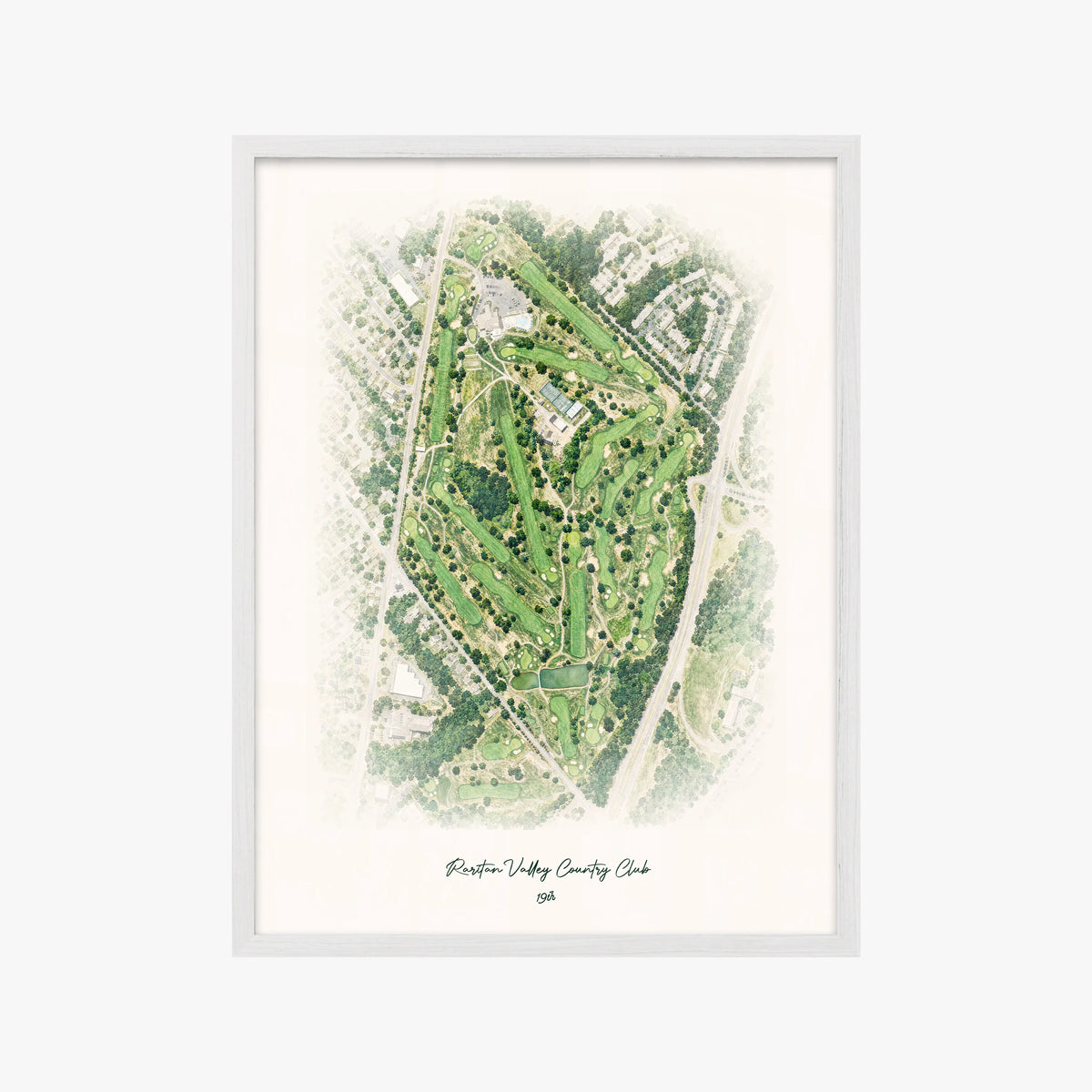 Raritan Valley Country Club white frame