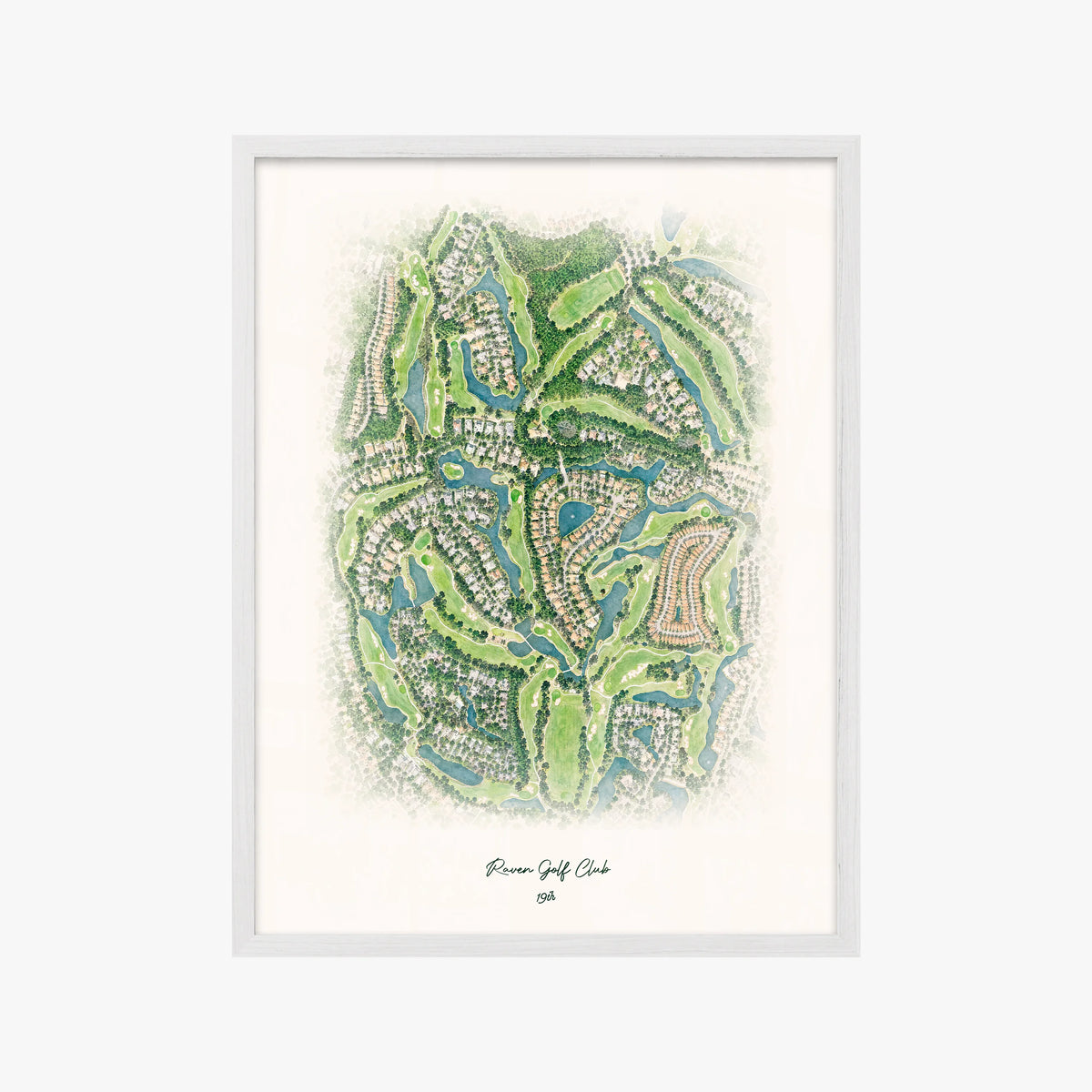 Raven Golf Club white frame