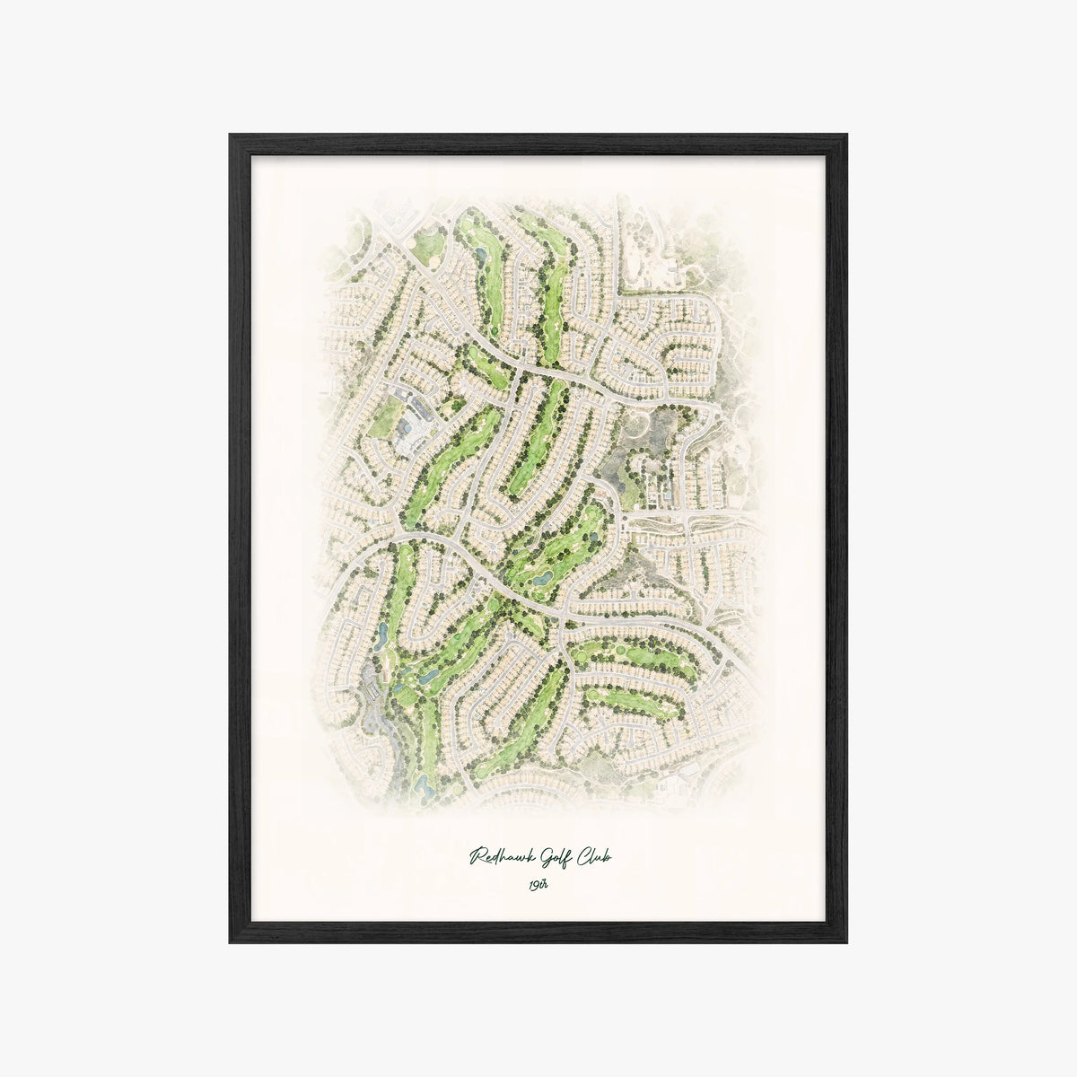 Redhawk Golf Club black frame