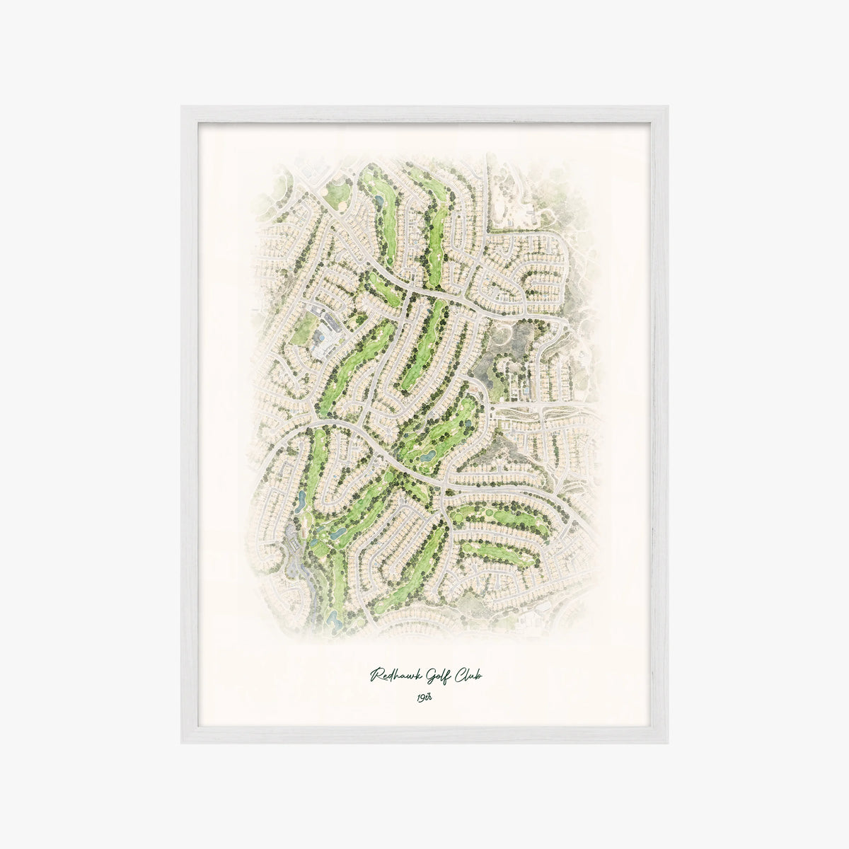 Redhawk Golf Club white frame