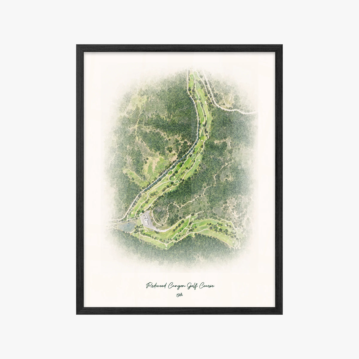 Redwood Canyon Golf Course black frame