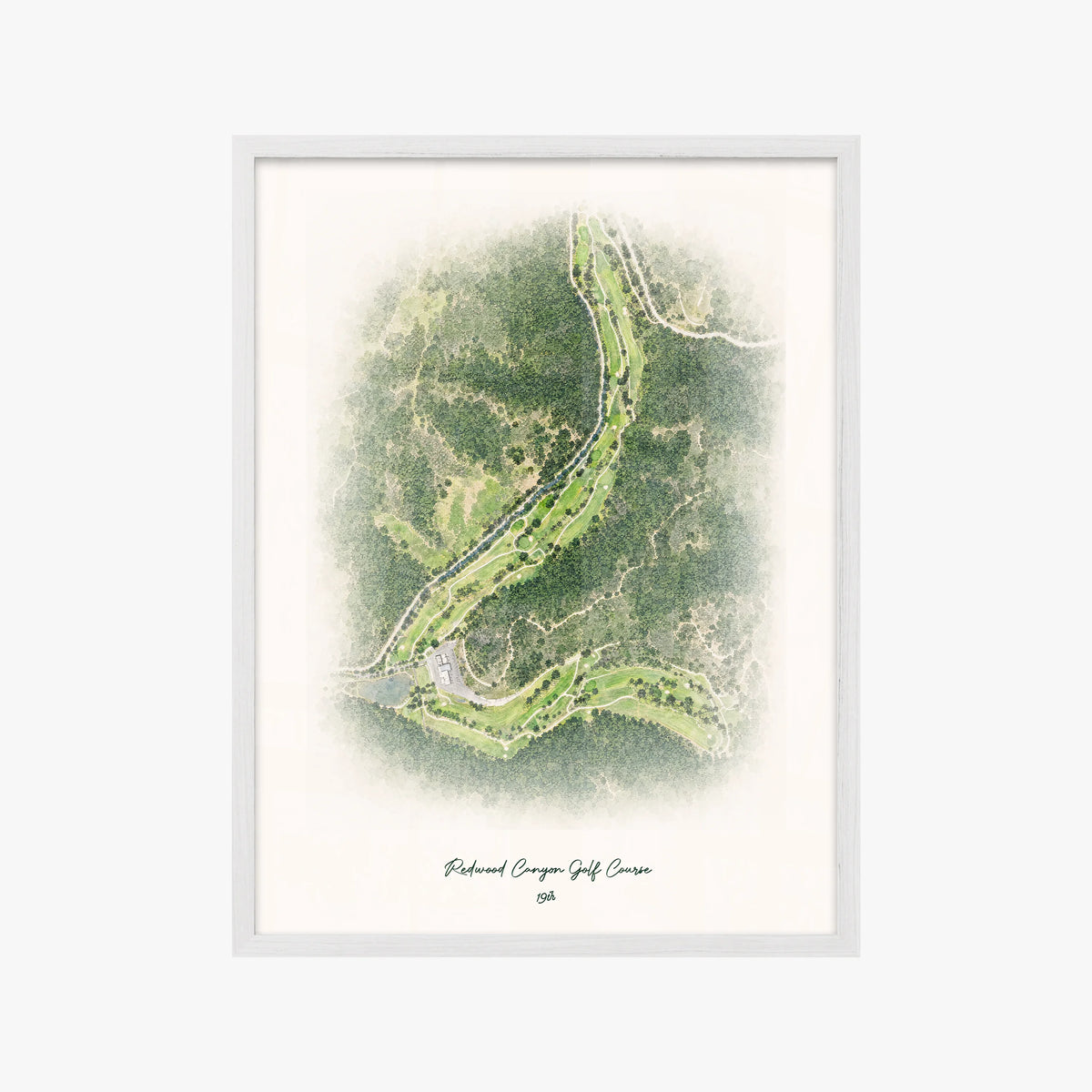 Redwood Canyon Golf Course white frame