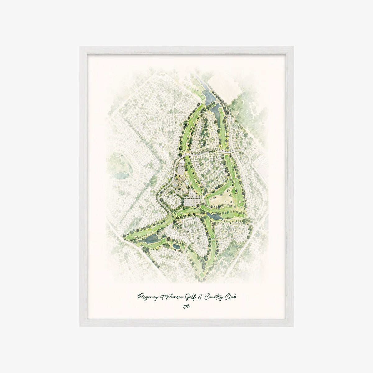 Regency at Monroe Golf & Country Club white frame