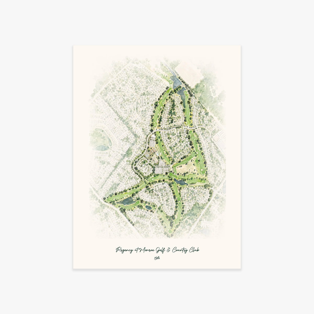 Regency at Monroe Golf & Country Club printed artwork