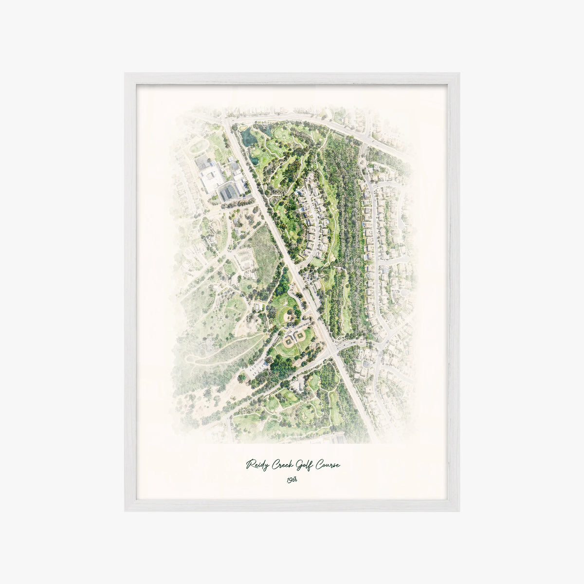 Reidy Creek Golf Course white frame