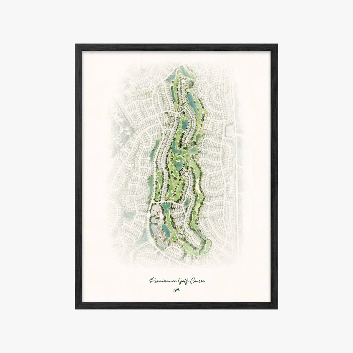 Renaissance Golf Course black frame