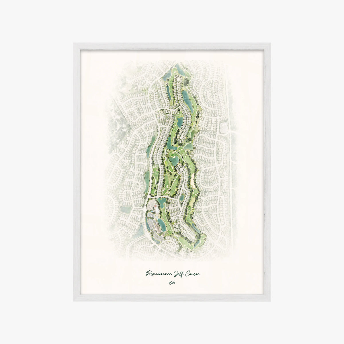 Renaissance Golf Course white frame