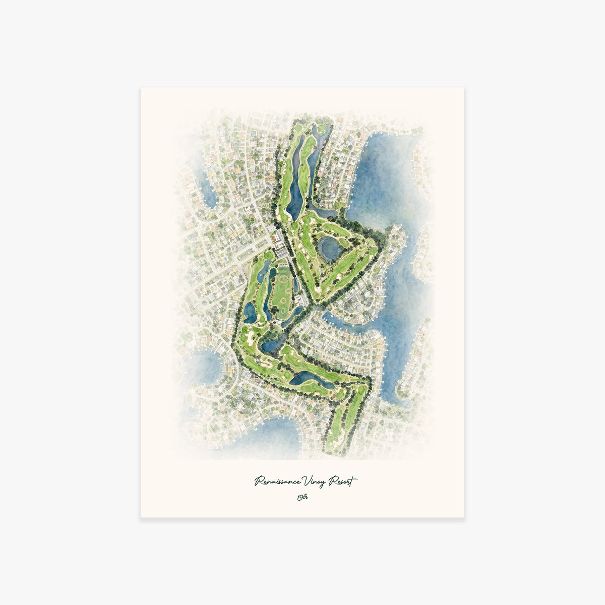 Renaissance Vinoy Resort printed artwork