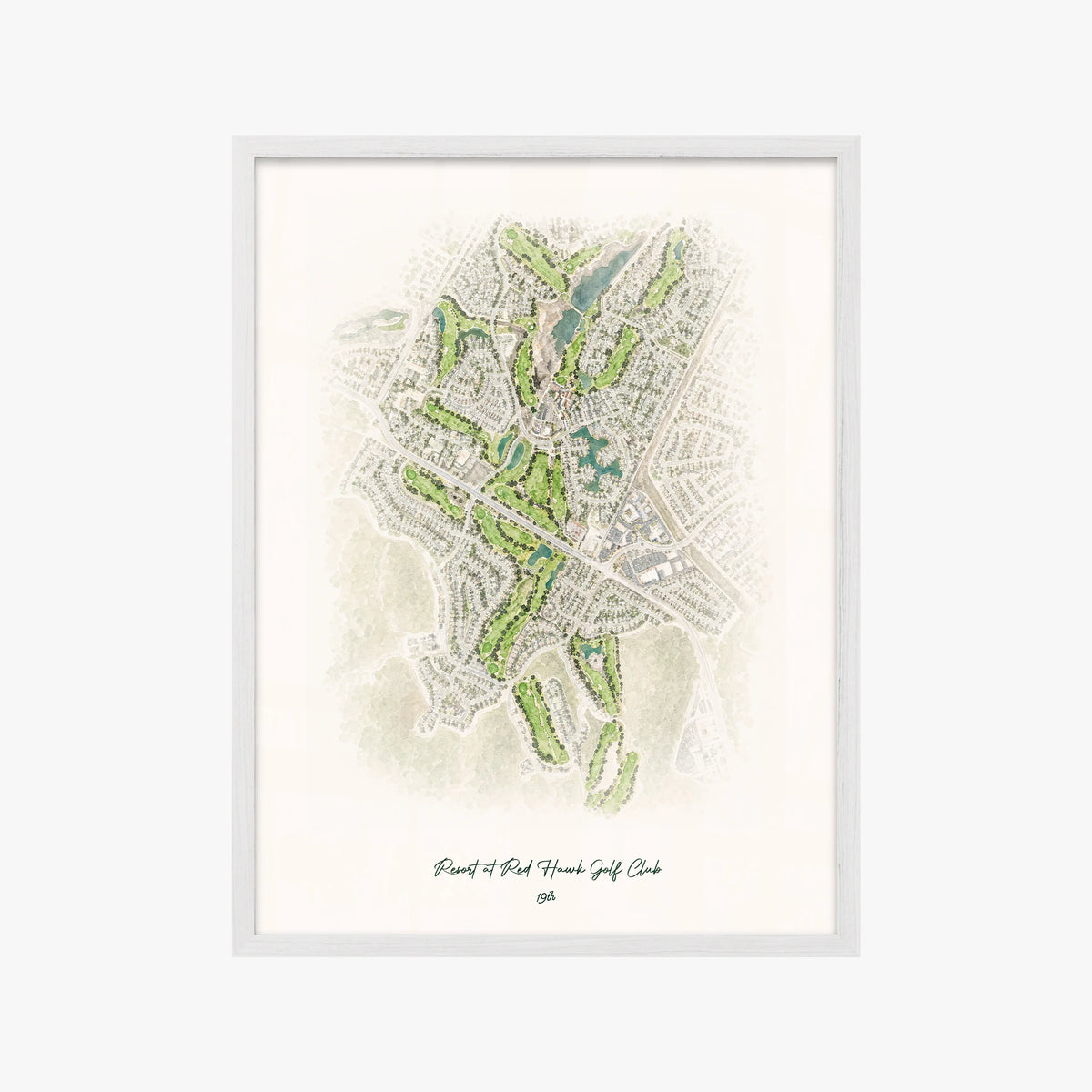 Resort at Red Hawk Golf Club white frame
