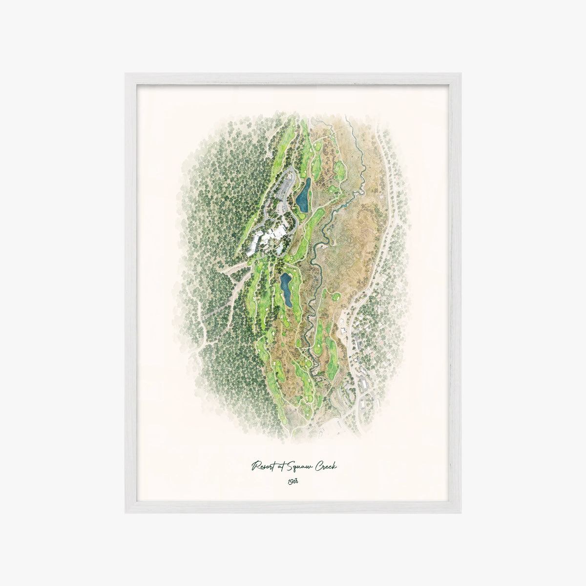 Resort at Squaw Creek white frame