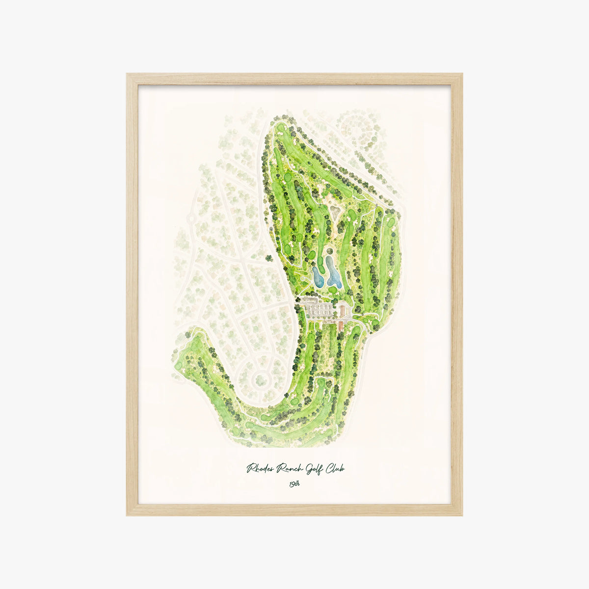 Rhodes Ranch Golf Club wood frame