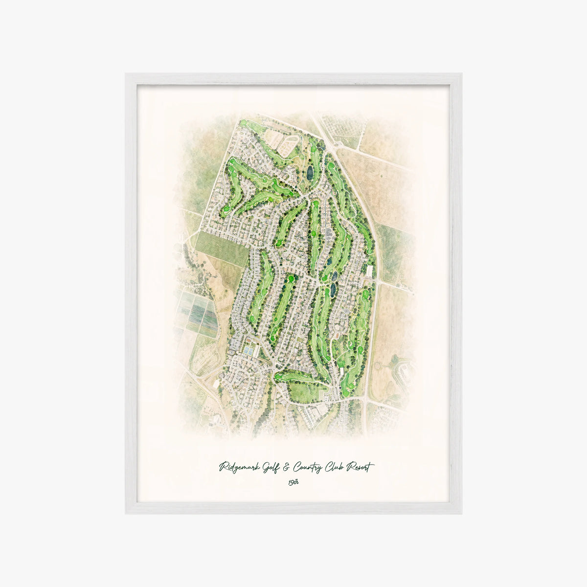 Ridgemark Golf & Country Club Resort white frame