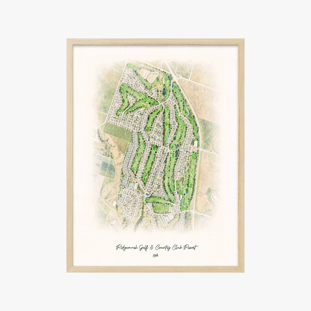 Ridgemark Golf & Country Club Resort wood frame