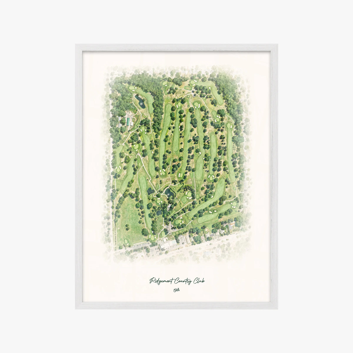 Ridgemont Country Club white frame