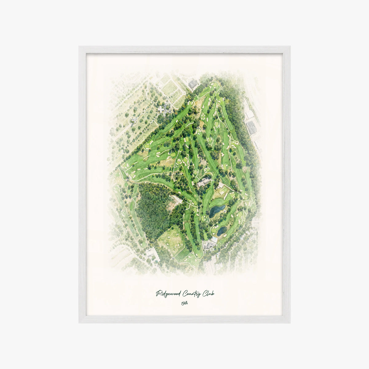 Ridgewood Country Club white frame