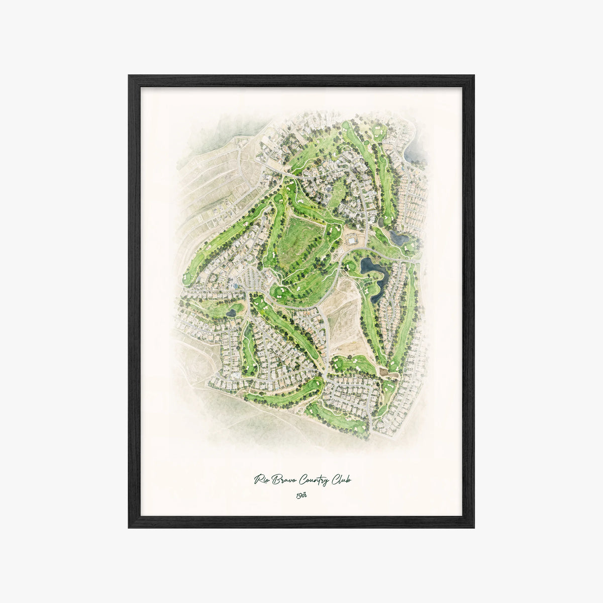 Rio Bravo Country Club black frame
