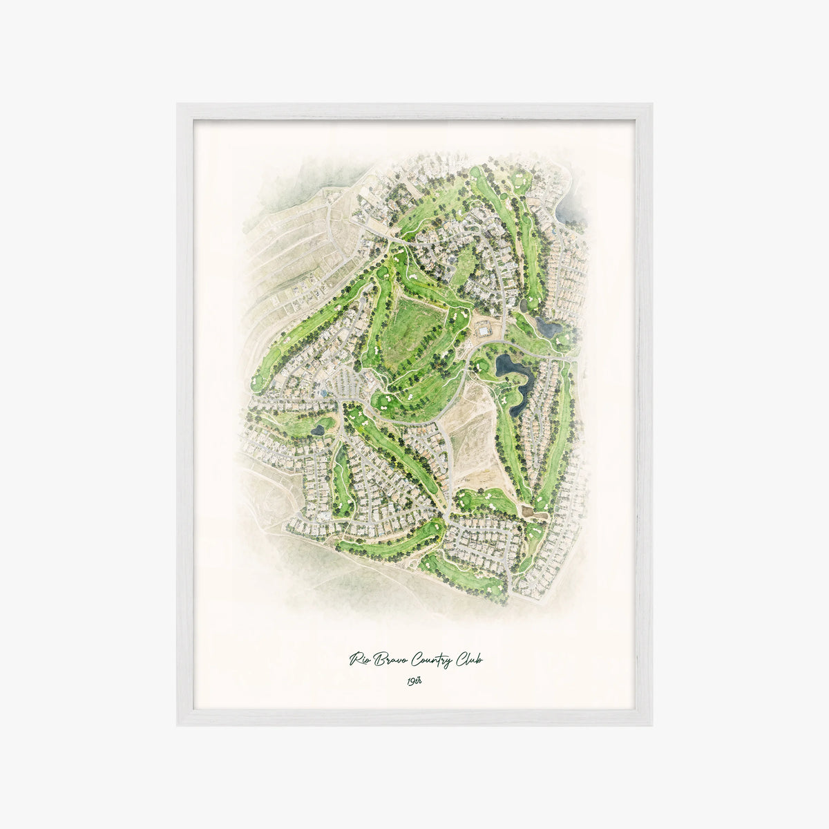 Rio Bravo Country Club white frame