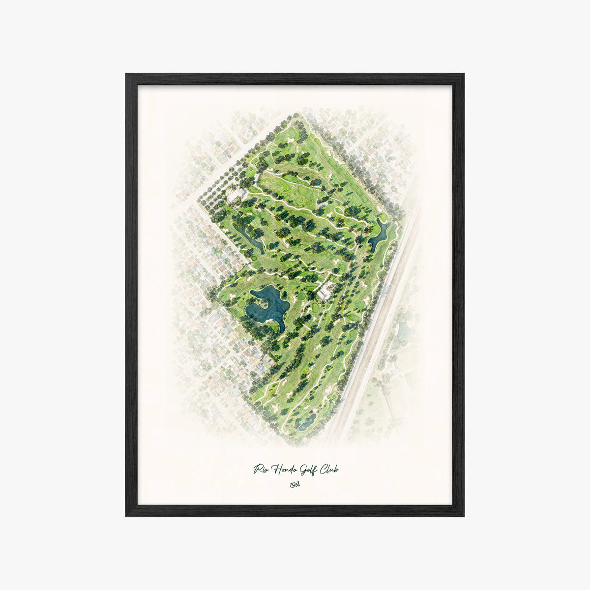 Rio Hondo Golf Club black frame