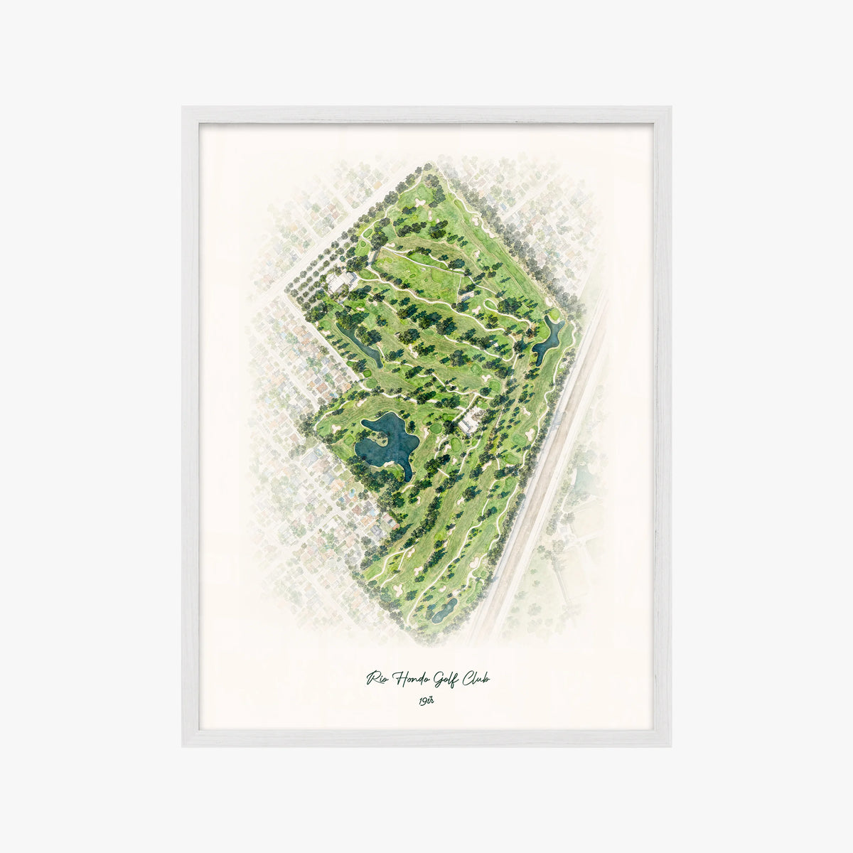 Rio Hondo Golf Club white frame