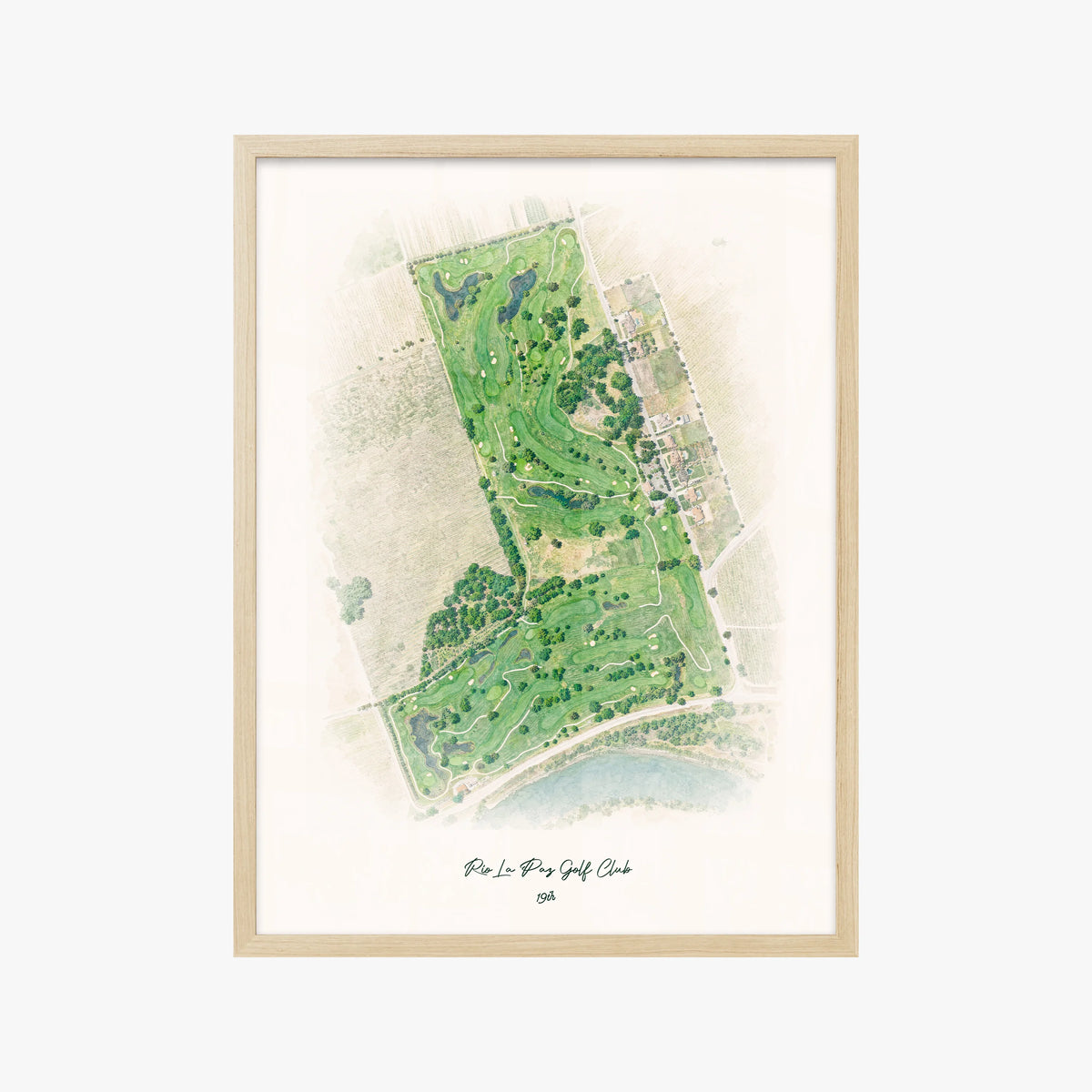 Rio La Paz Golf Club wood frame