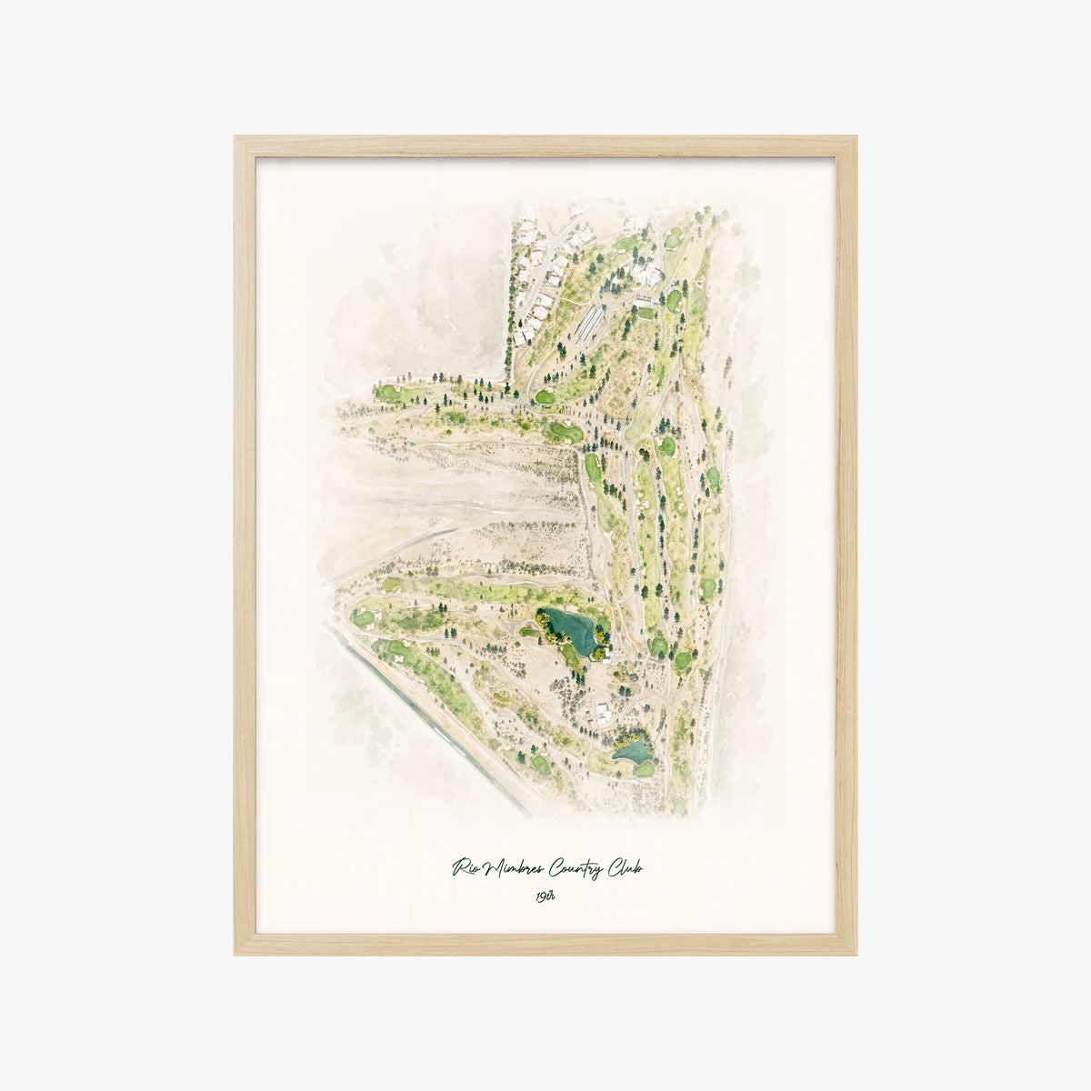 Rio Mimbres Country Club wood frame
