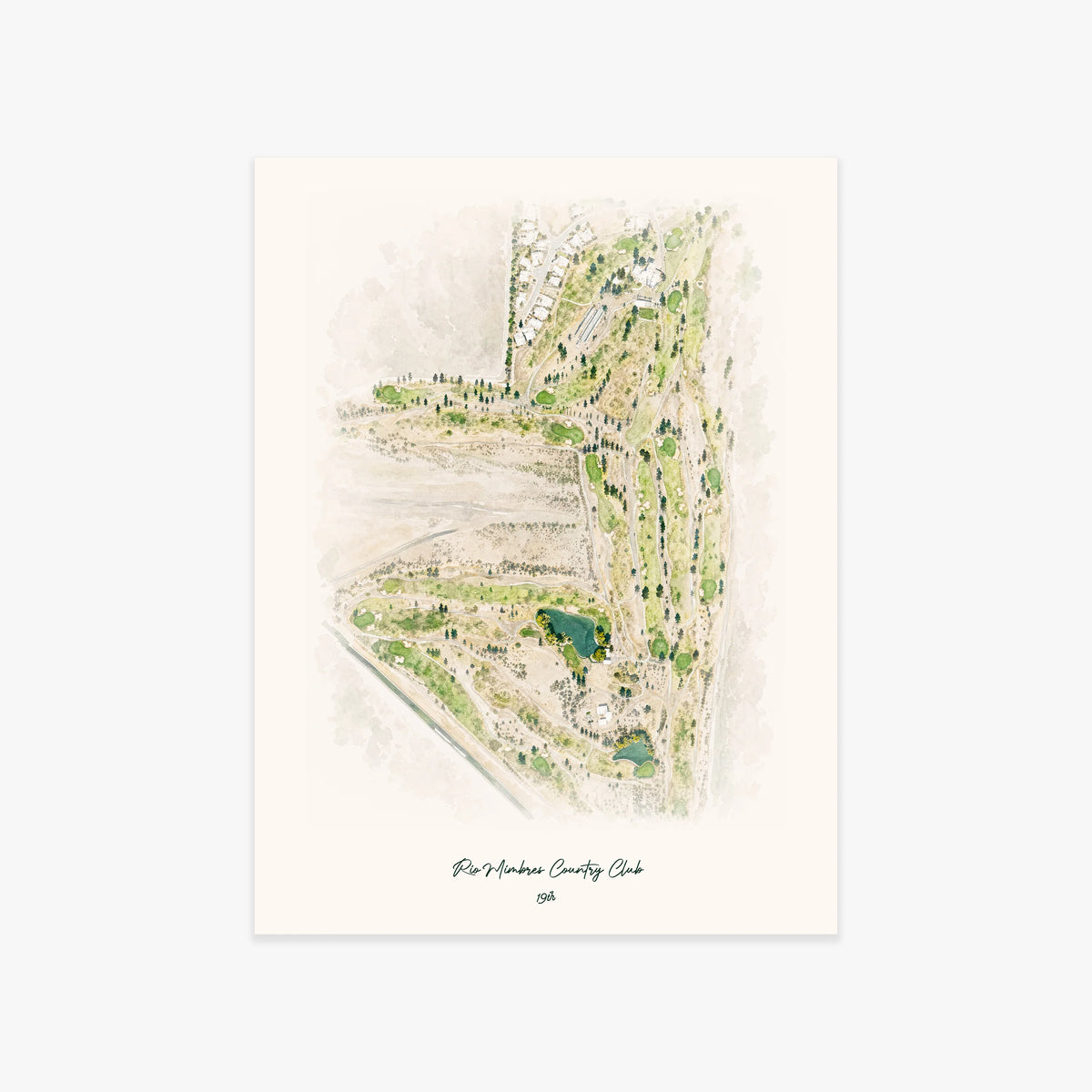 Rio Mimbres Country Club printed artwork
