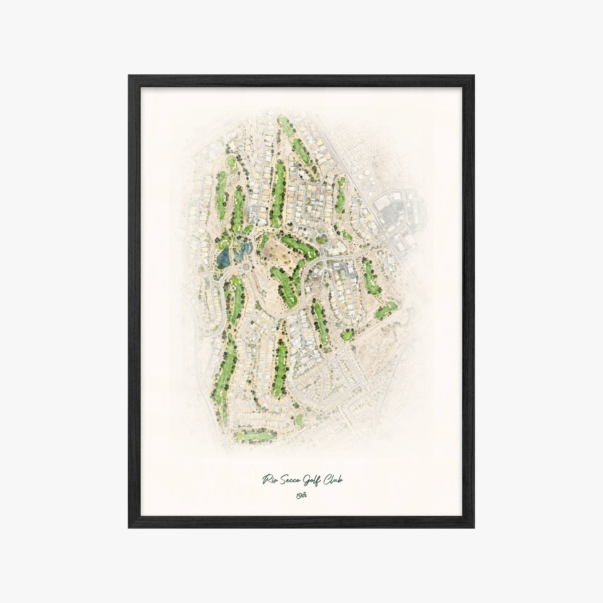Rio Secco Golf Club black frame
