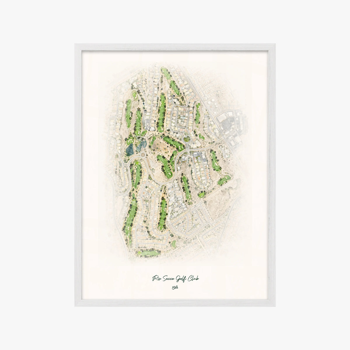 Rio Secco Golf Club white frame