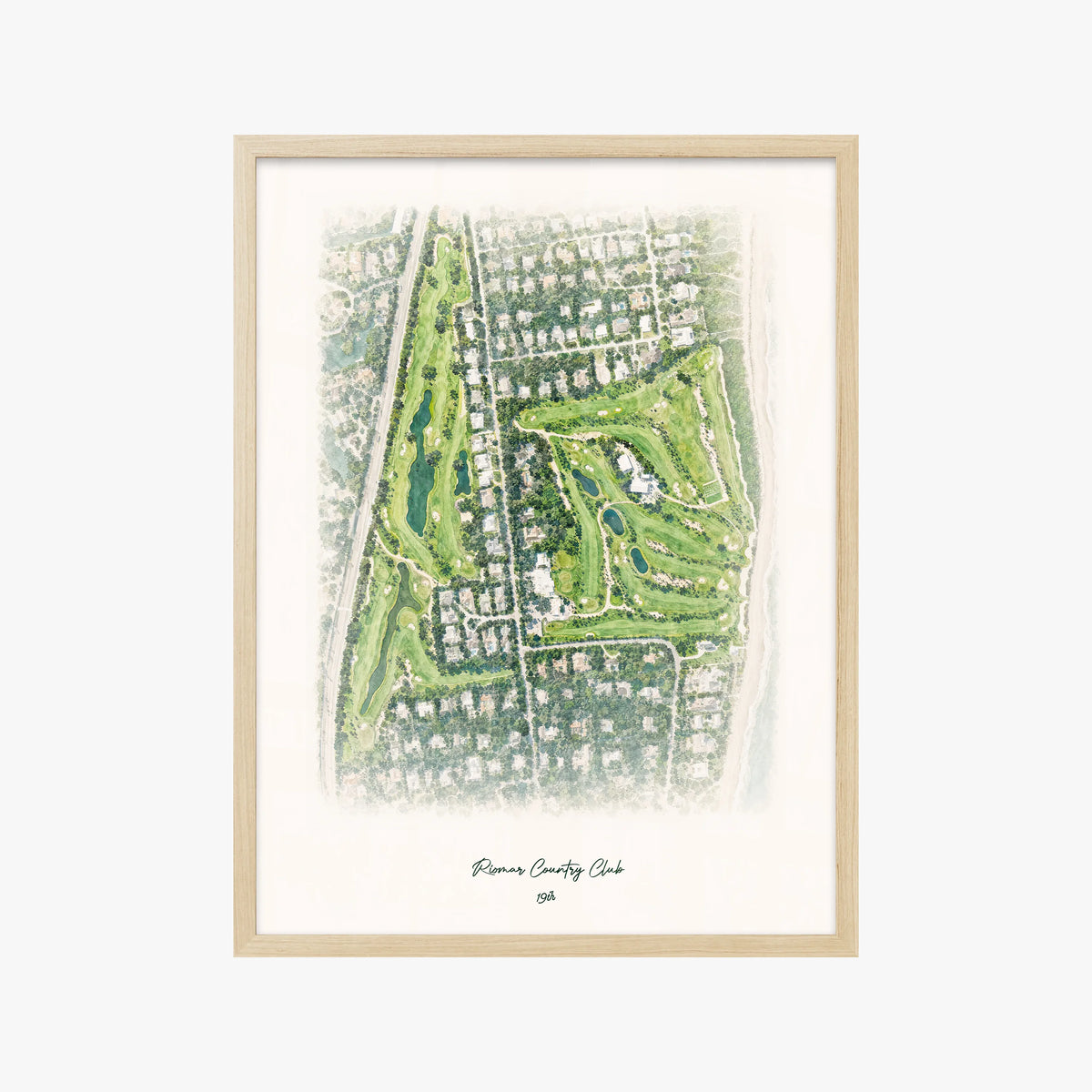 Riomar Country Club wood frame