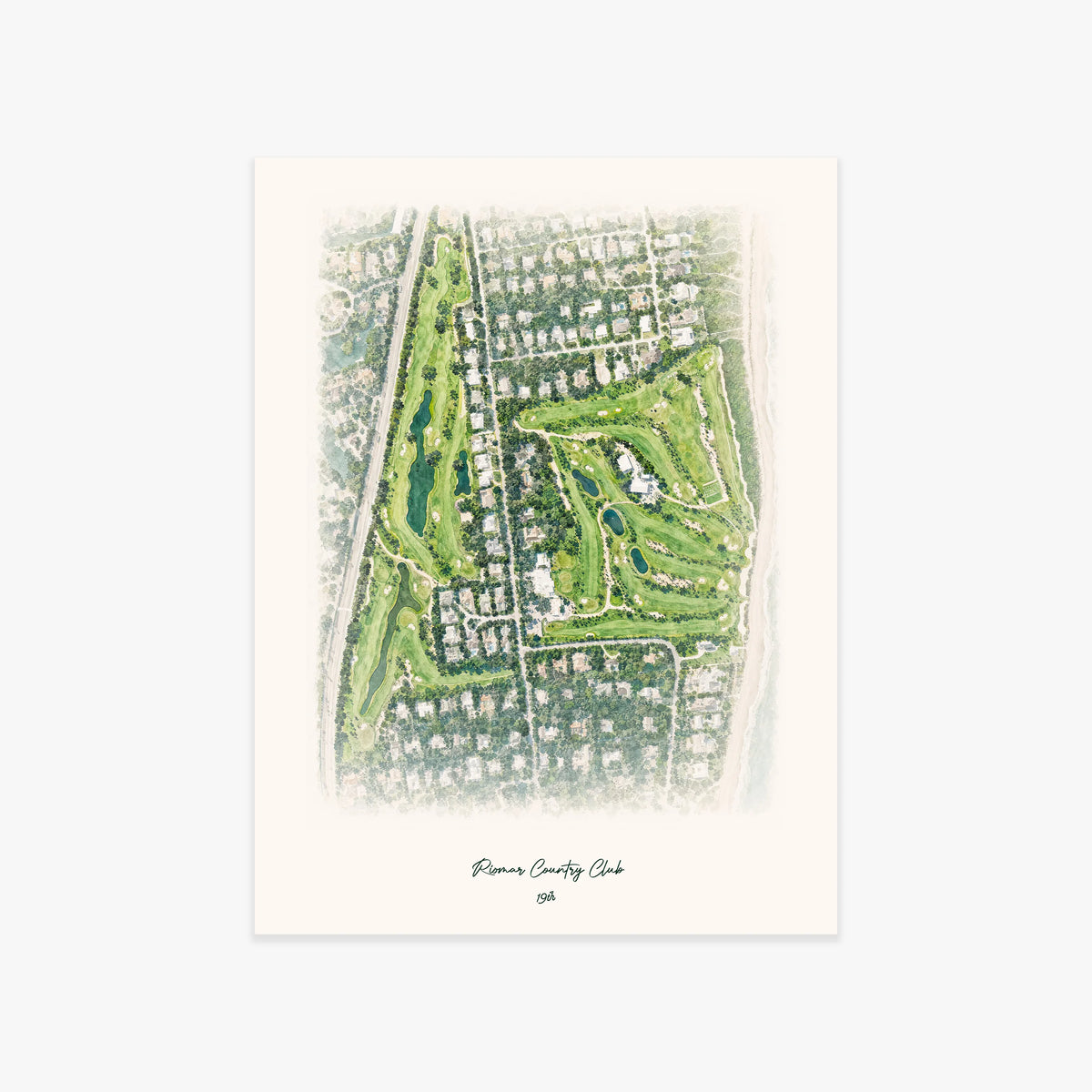 Riomar Country Club printed artwork