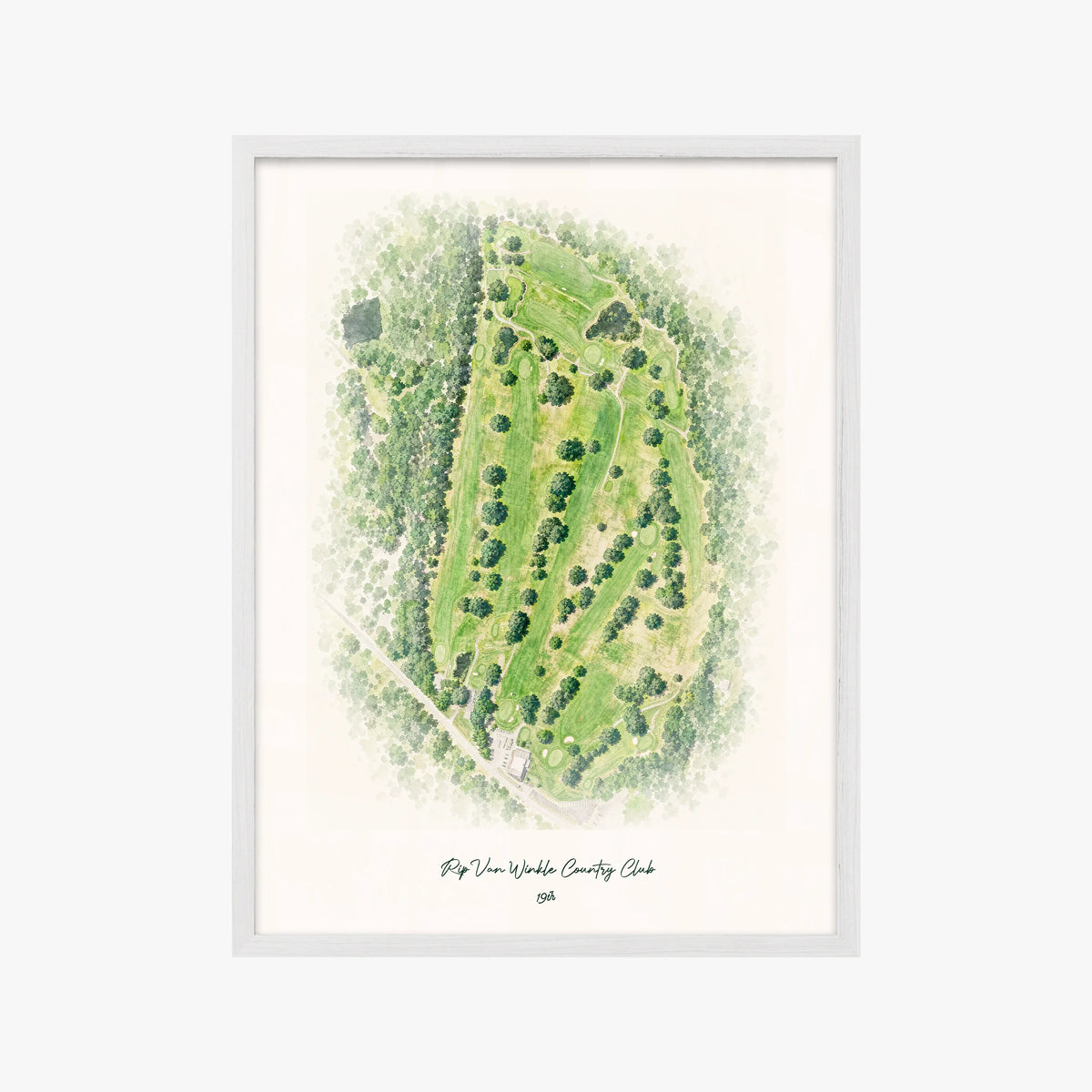 Rip Van Winkle Country Club white frame