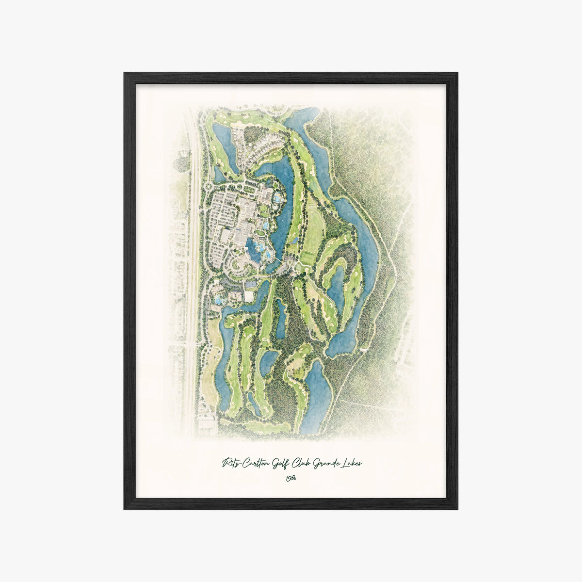 Ritz-Carlton Golf Club Grande Lakes black frame
