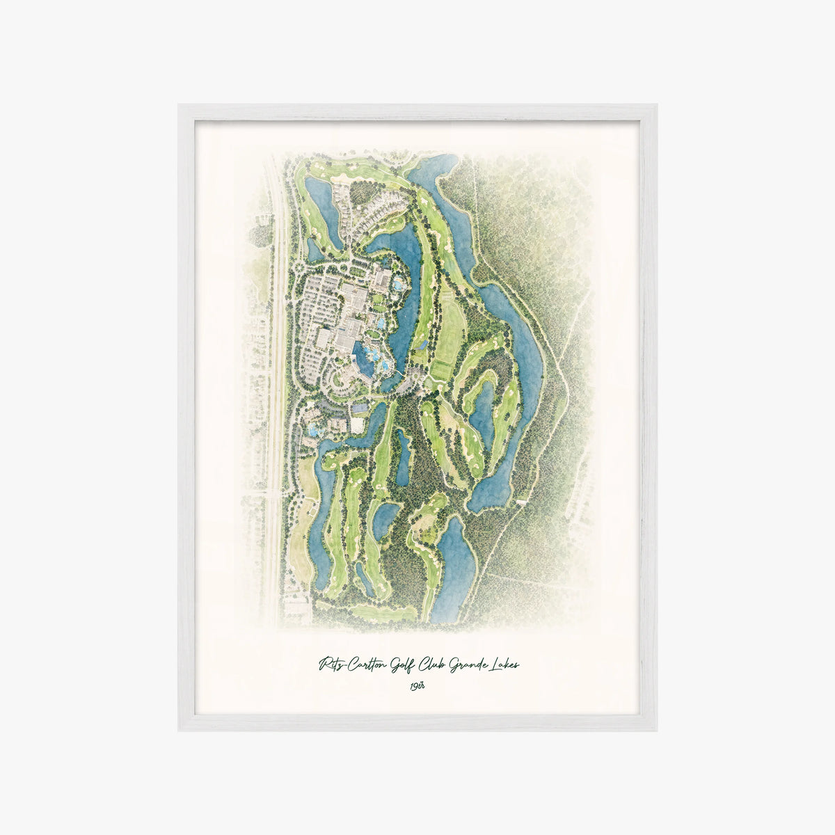 Ritz-Carlton Golf Club Grande Lakes white frame
