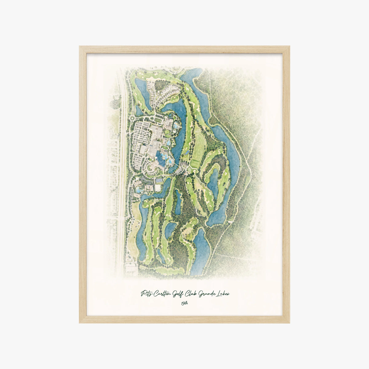 Ritz-Carlton Golf Club Grande Lakes wood frame