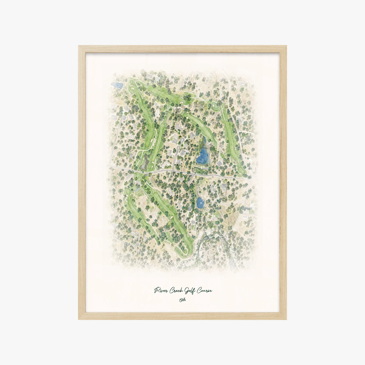 River Creek Golf Course wood frame