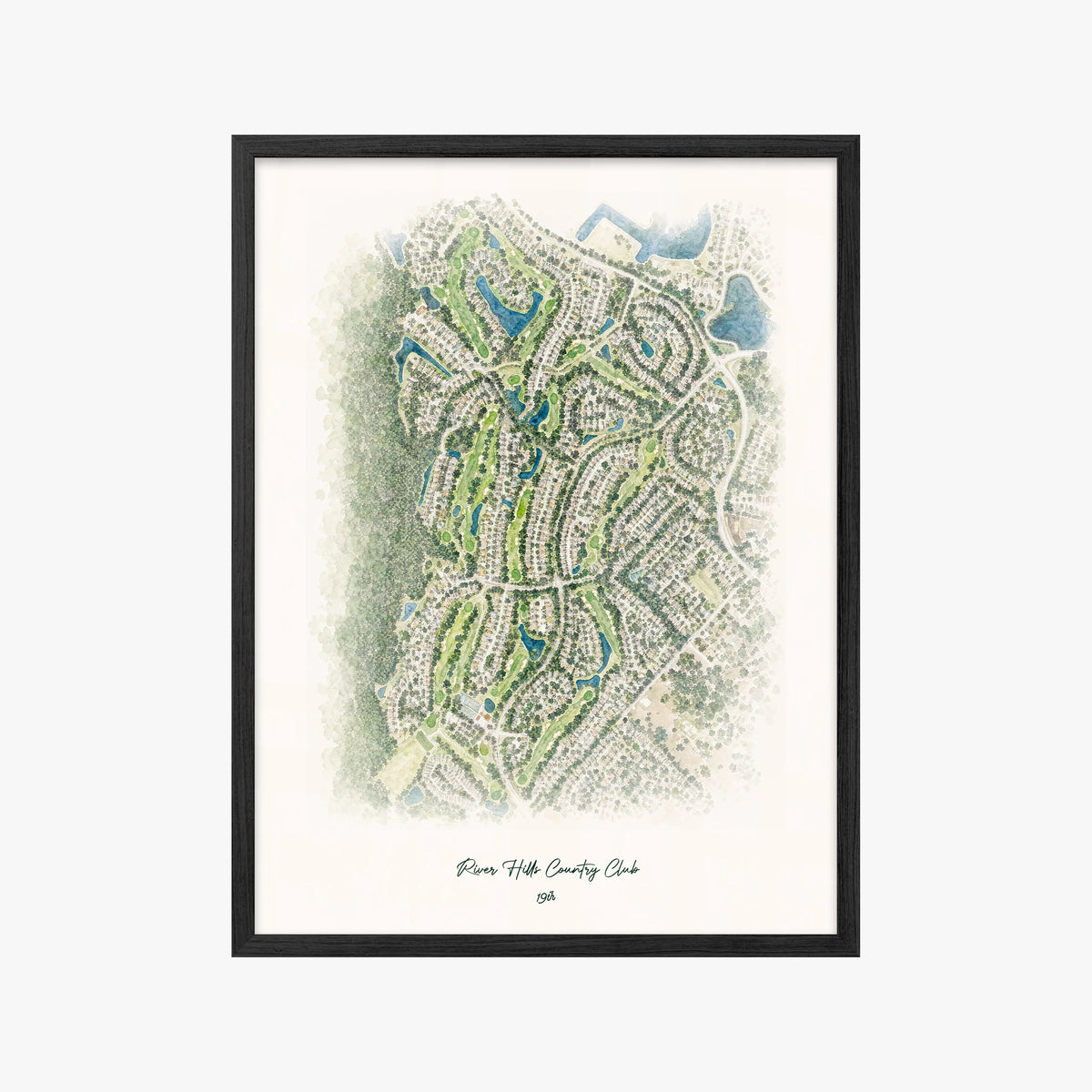River Hills Country Club black frame