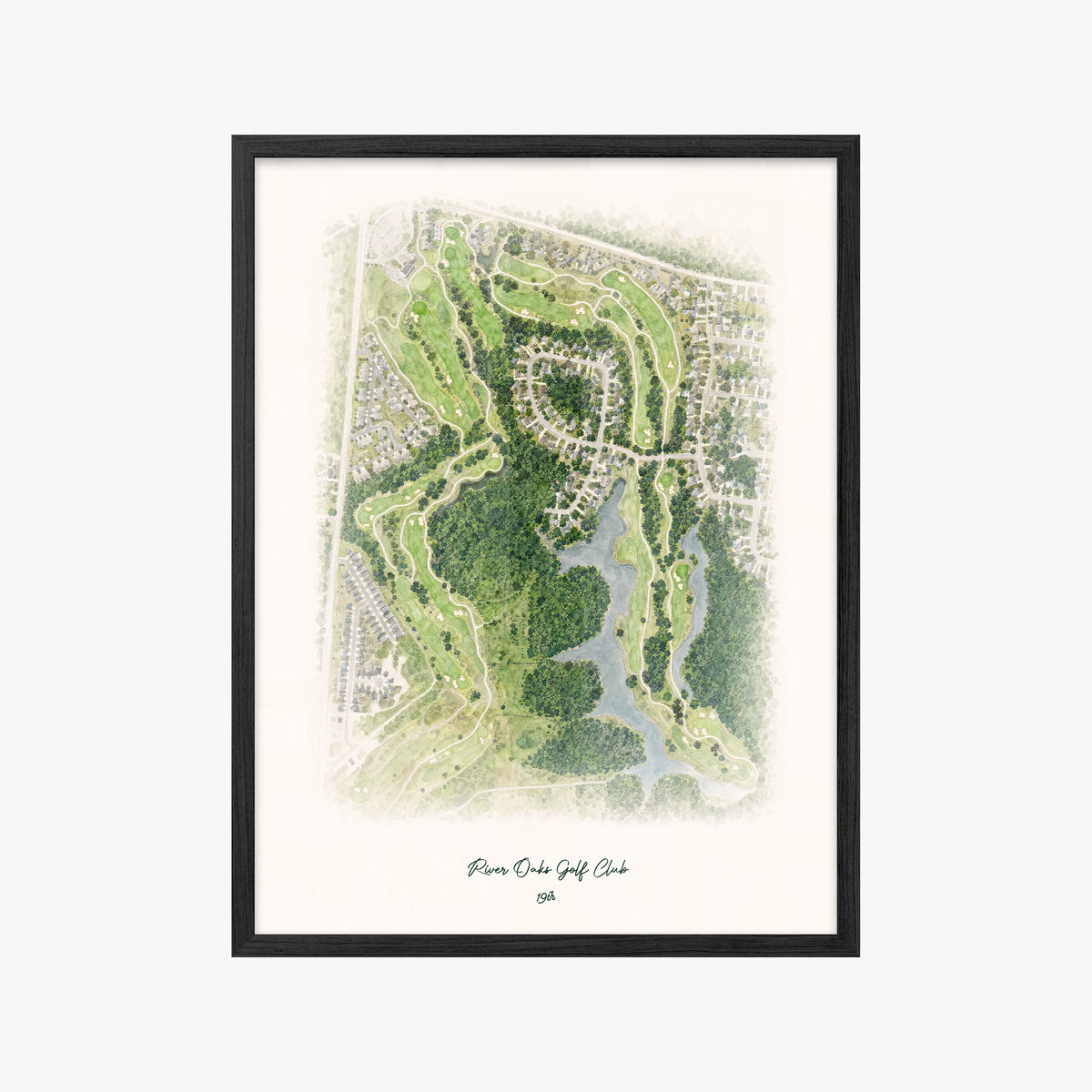 River Oaks Golf Club black frame