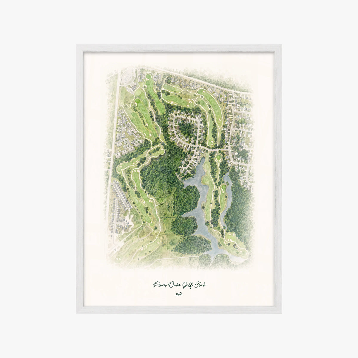 River Oaks Golf Club white frame