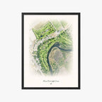 River Oaks Golf Course black frame