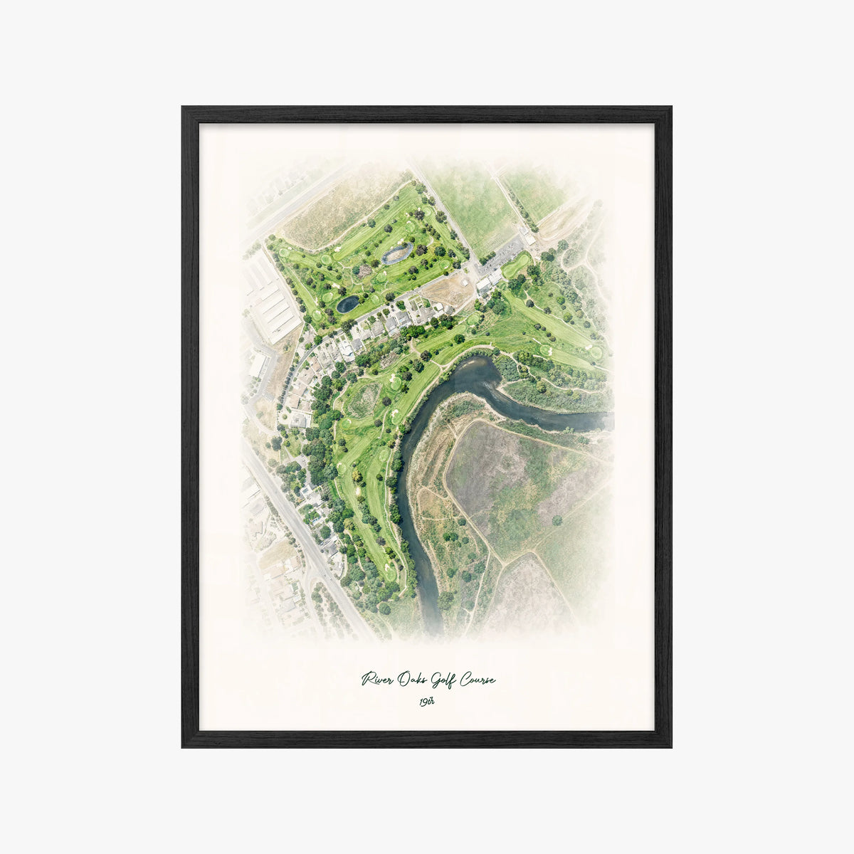 River Oaks Golf Course black frame