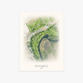 River Oaks Golf Course printed artwork