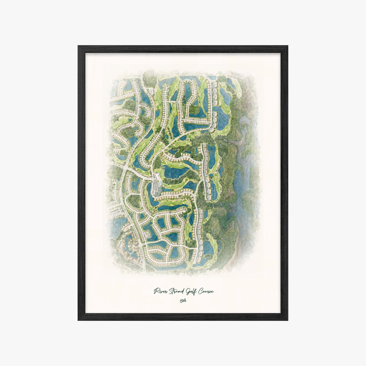 River Strand Golf Course black frame