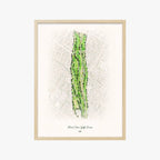 River View Golf Course wood frame