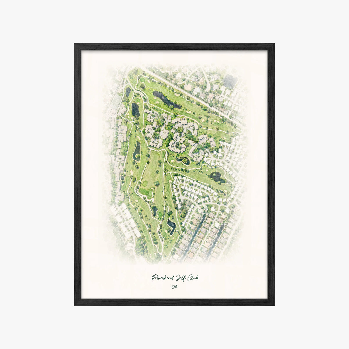 Riverbend Golf Club black frame