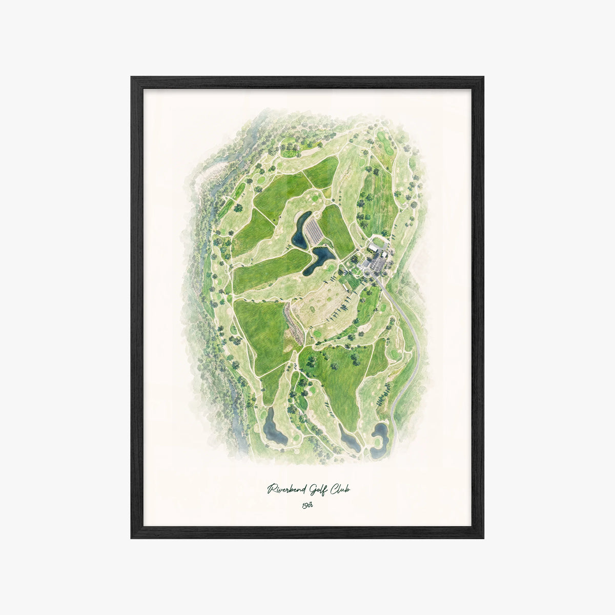 Riverbend Golf Club black frame