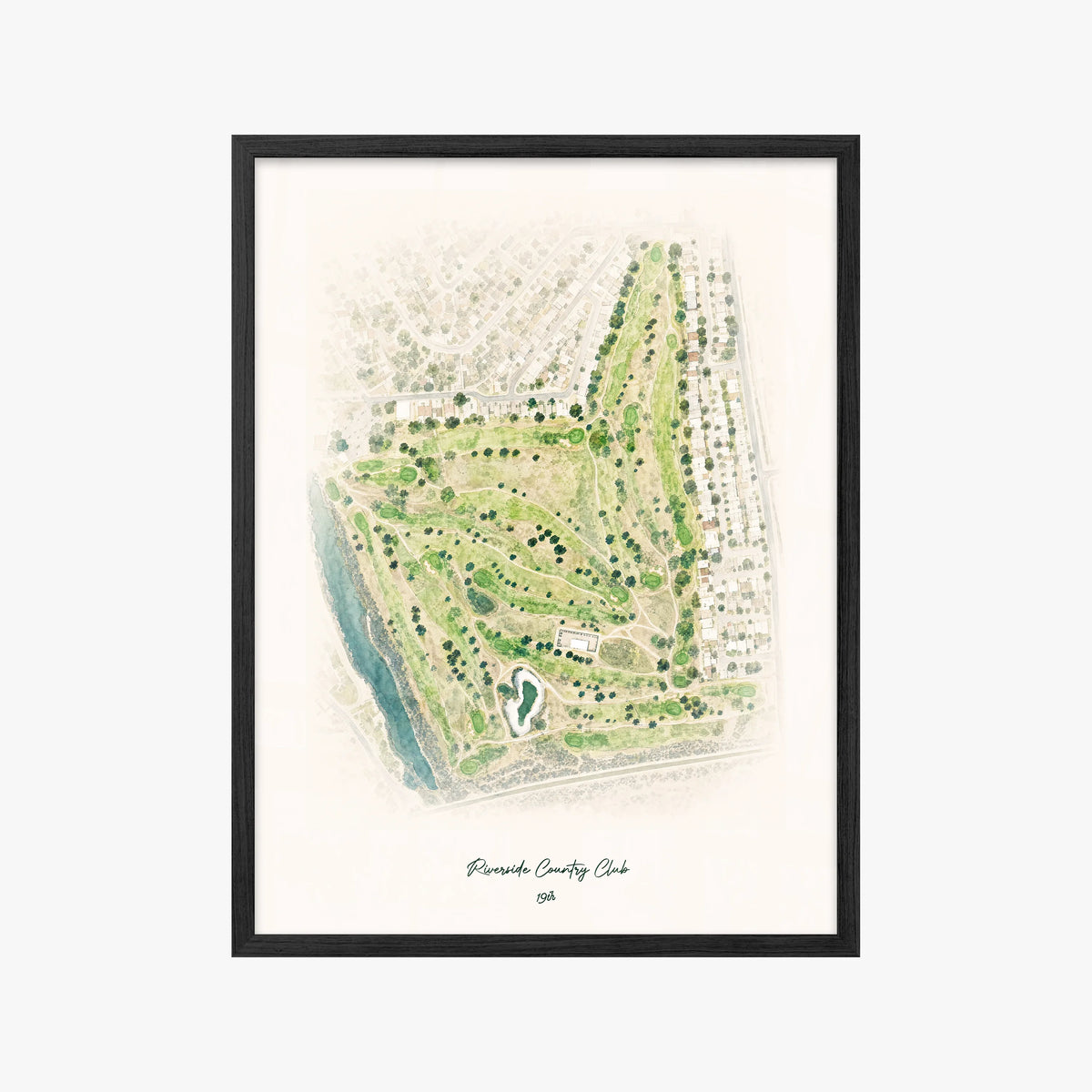 Riverside Country Club black frame