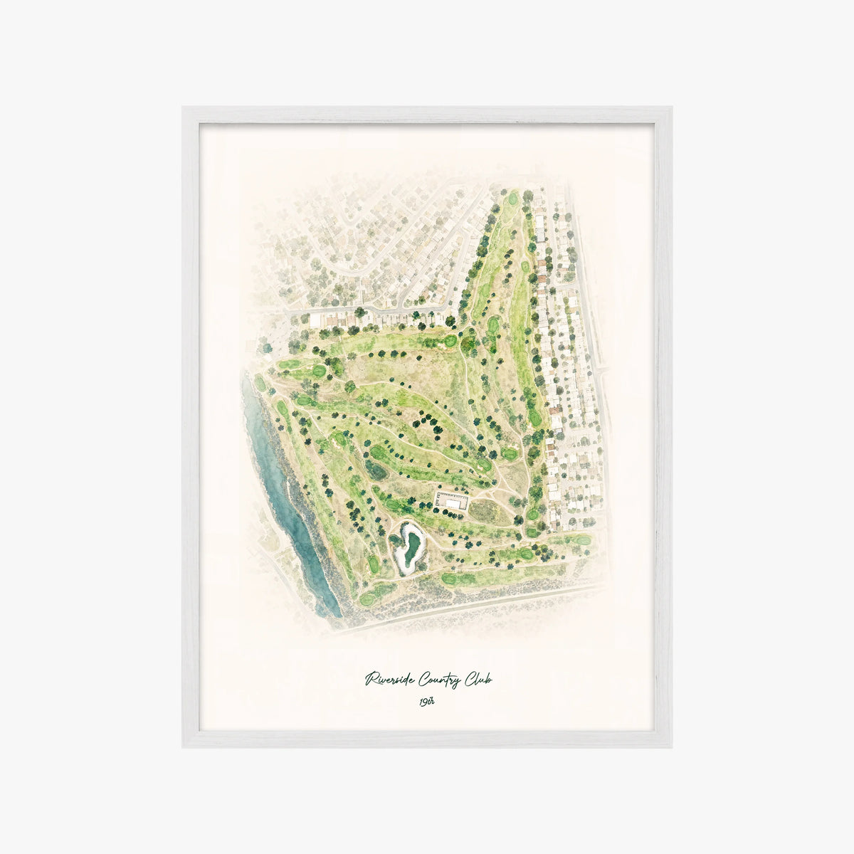 Riverside Country Club white frame