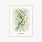 Riverside Golf Course white frame